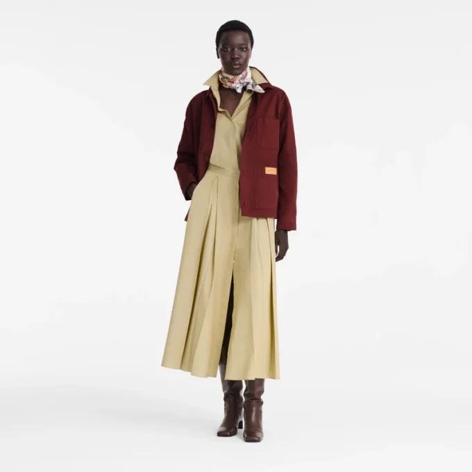 Burgundy – Overdyed cotton Jacket