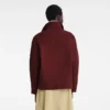 Burgundy – Overdyed cotton Jacket