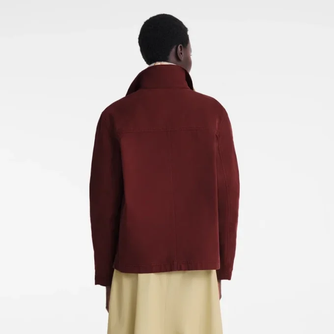 Burgundy – Overdyed cotton Jacket