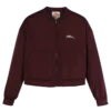 Burgundy – Satin Jacket
