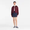 Burgundy – Satin Jacket