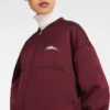 Burgundy – Satin Jacket