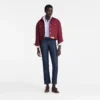 Burgundy – Water-repellent technical canvas Jacket