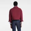 Burgundy – Water-repellent technical canvas Jacket