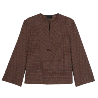 Cashew – Jacquard cotton Blouse