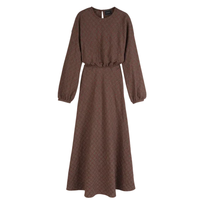 Cashew – Jacquard cotton Dress