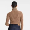 Chocolate – Knit High neck sweater