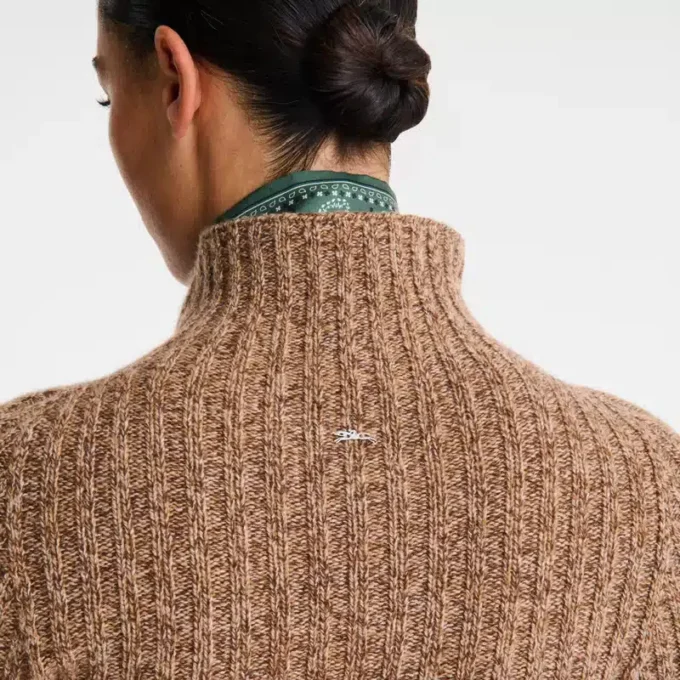Chocolate – Knit High neck sweater
