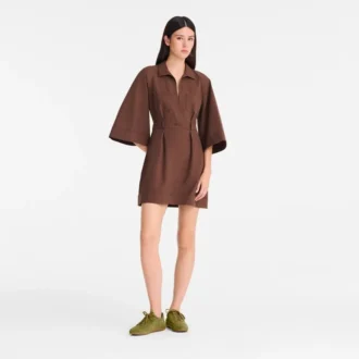 Chocolate – Popelin Dress
