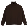 Coffee – Knit High neck sweater