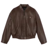 Coffee – Leather Jacket