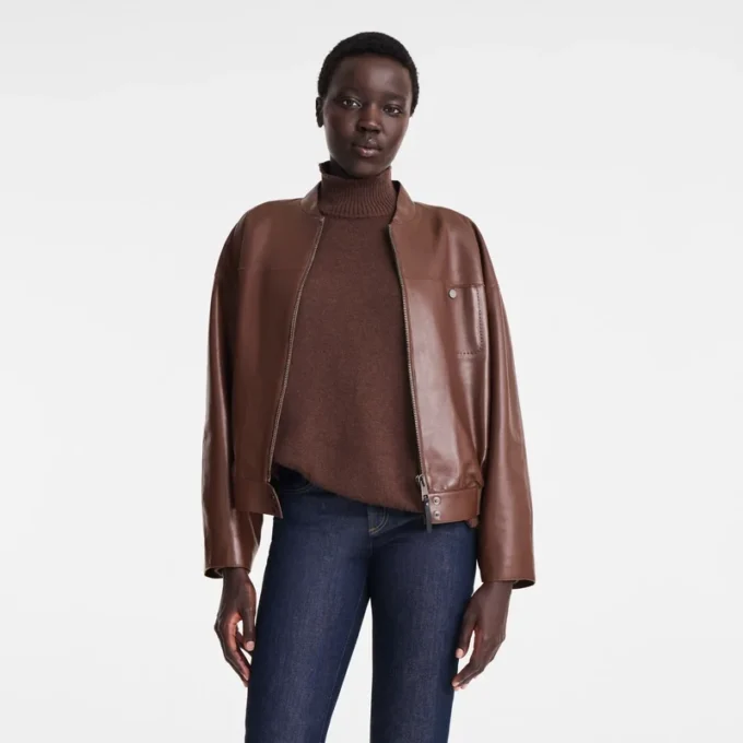 Coffee – Leather Jacket