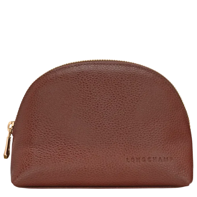 Coffee – Leather Le Foulonné Pouch