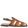 Cognac – Leather Shadow Sandals