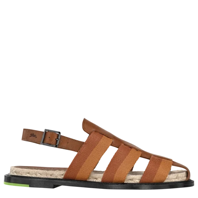 Cognac – Leather Shadow Sandals