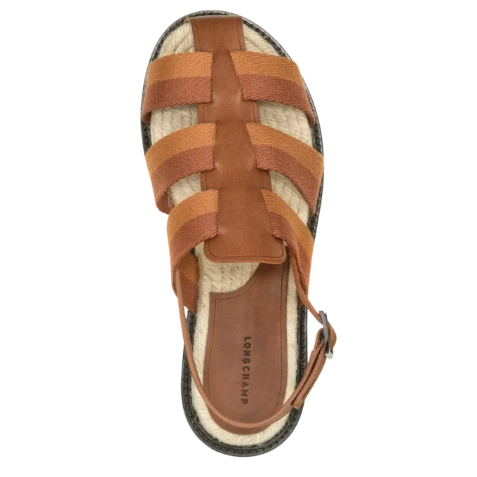 Cognac – Leather Shadow Sandals