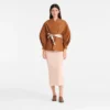Cognac – Technical taffeta Kimono jacket
