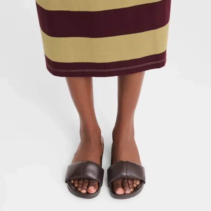 Ebony – Leather Roseau Mules