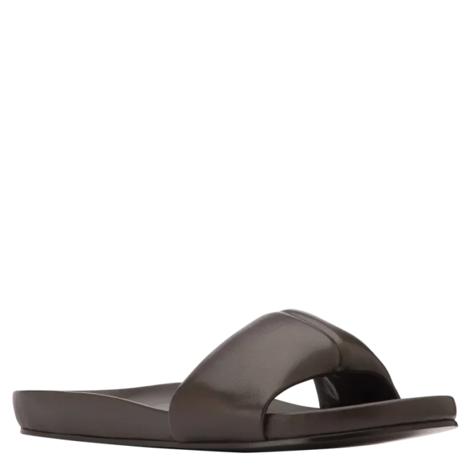 Ebony – Leather Roseau Mules