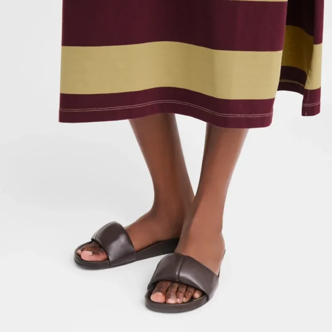 Ebony – Leather Roseau Mules