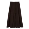 Ebony – Popelin Midi skirt