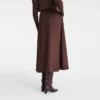 Ebony – Popelin Midi skirt