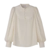 Ecru – Fluid crepe Blouse