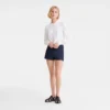 Ecru – Fluid crepe Blouse