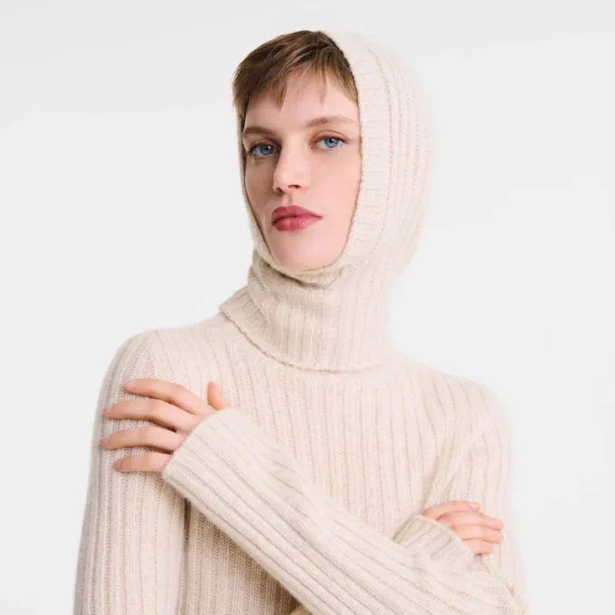 Ecru – Knit Balaclava