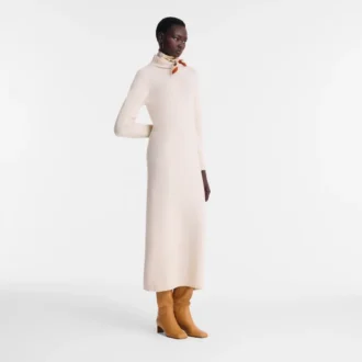 Ecru – Knit Long dress