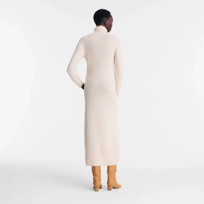 Ecru – Knit Long dress