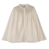 Ecru – Smocked veil Blouse