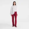 Ecru – Smocked veil Blouse