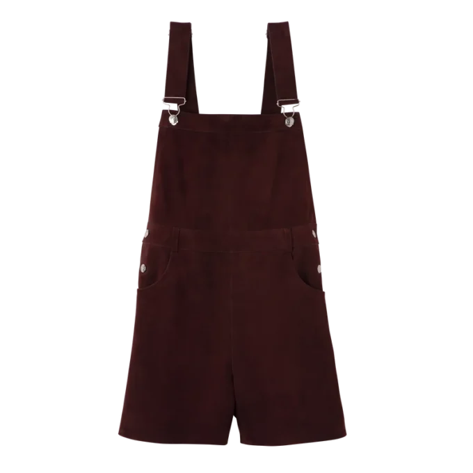 Eggplant – Leather Jumpsuit
