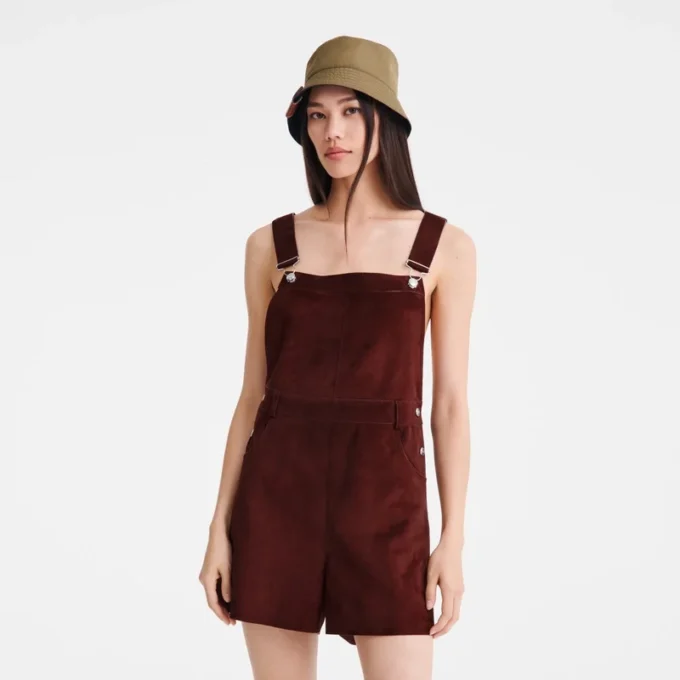 Eggplant – Leather Jumpsuit