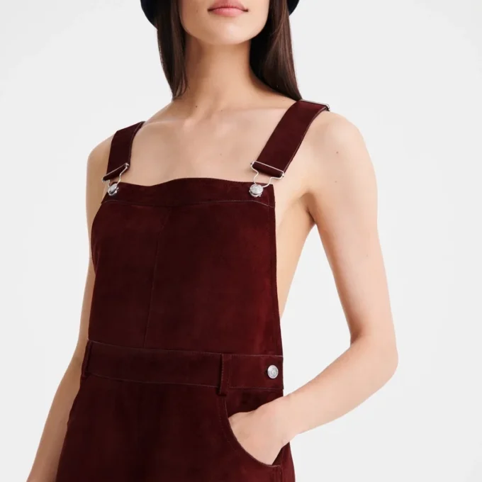 Eggplant – Leather Jumpsuit