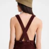 Eggplant – Leather Jumpsuit