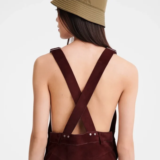 Eggplant – Leather Jumpsuit