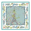Equestrian Tower Silk scarf 50