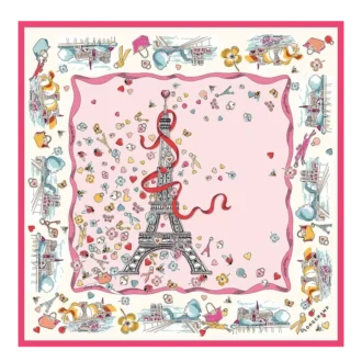 Equestrian Tower Silk scarf 50