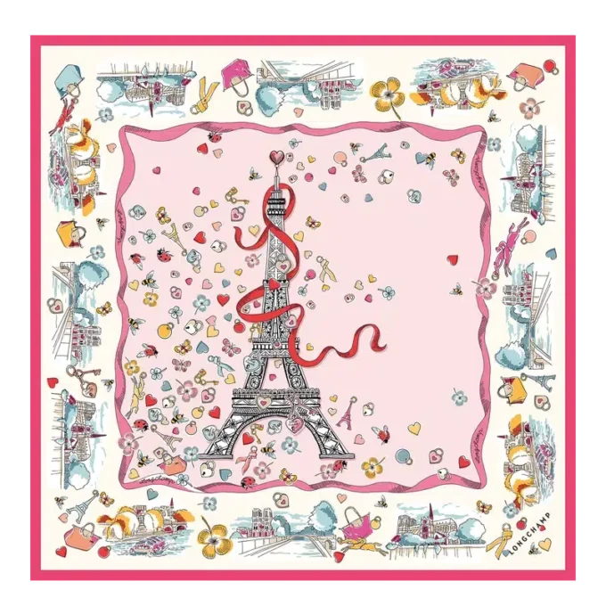 Equestrian Tower Silk scarf 50