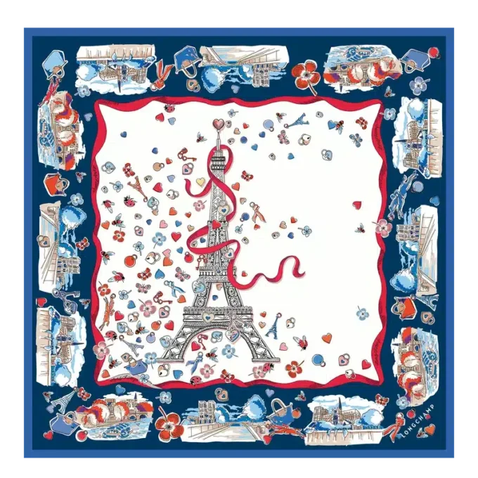Equestrian Tower Silk scarf 50