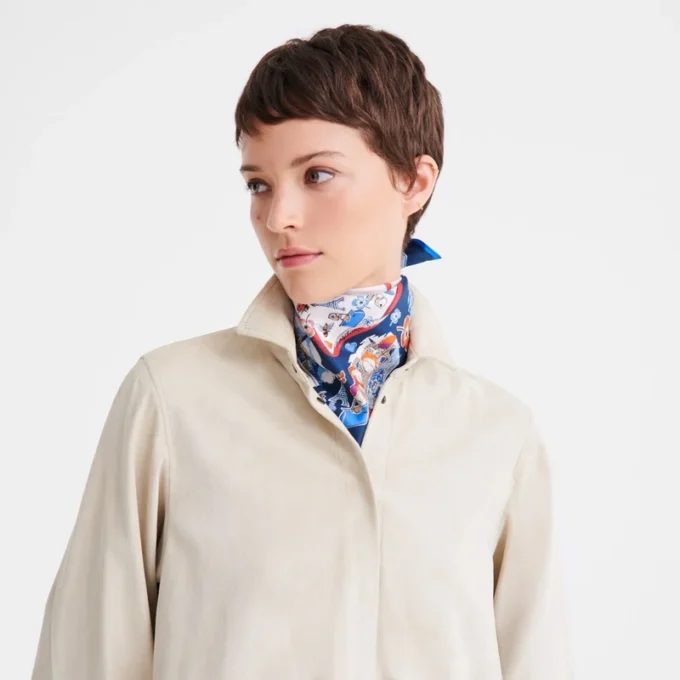Equestrian Tower Silk scarf 50