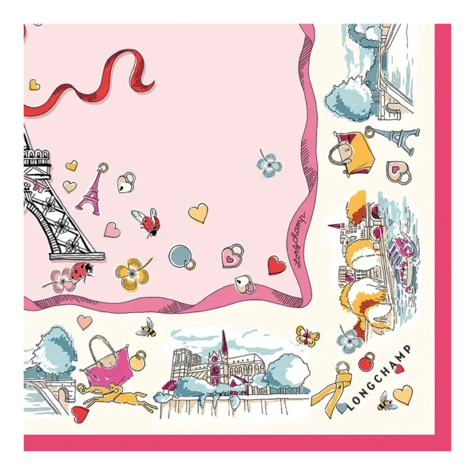 Equestrian Tower Silk scarf 50