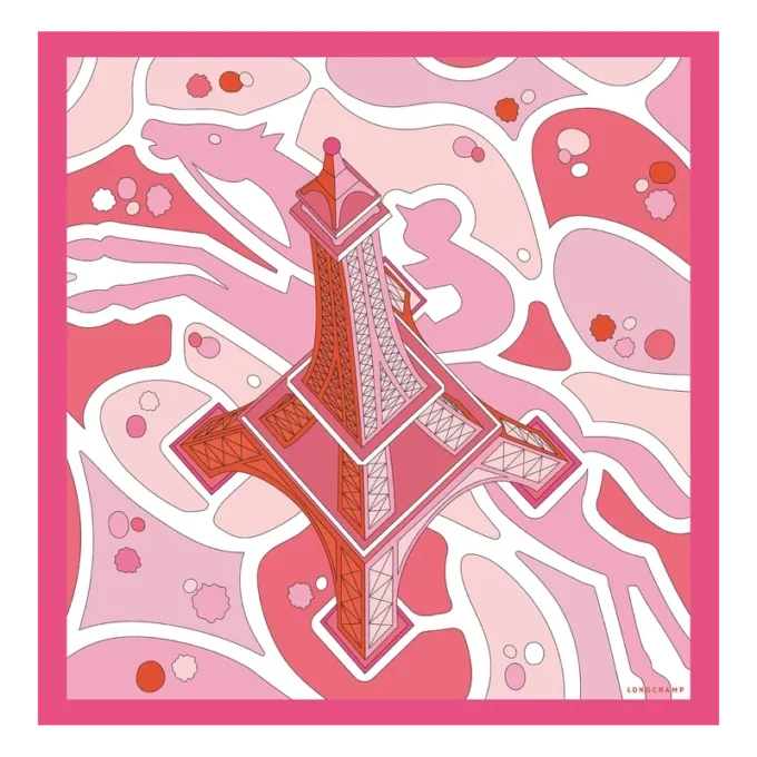 Equestrian Tower Silk scarf 70