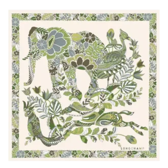 For&ecirc;t Longchamp Silk scarf 50