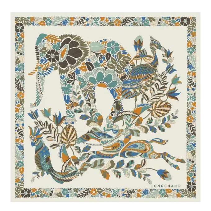 For&ecirc;t Longchamp Silk scarf 50