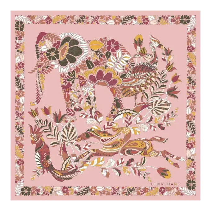 For&ecirc;t Longchamp Silk scarf 50