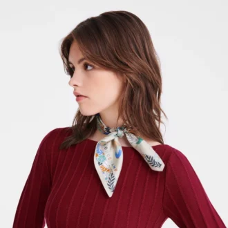For&ecirc;t Longchamp Silk scarf 50