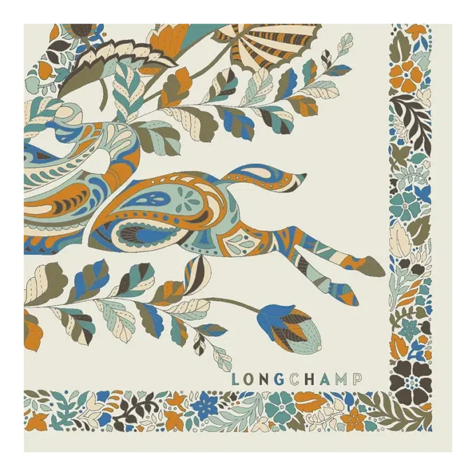 For&ecirc;t Longchamp Silk scarf 50